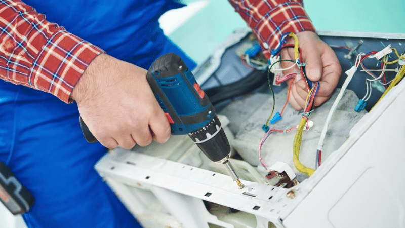 Nallıhan Carrier Carrier çamaşır makinesi kart tamiri – Su almama arızası orijinal parça ile giderildi. - Teknik servis örneği